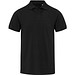 Beryl 220 g/m² Kurzärmeliges Poloshirt Bio-Recyclingmaterial (OCS), unisex, schwarz, 4XS