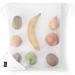 BOLZANO. Faltbare Tasche aus Mesh und 190T Polyester aus recyceltem (100% rPET), Weiß