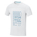 Borax Cool Fit T-Shirt aus recyceltem  GRS Material für Herren, weiss, 3XL