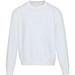 Boris Oversize Sweatshirt mit Rundhalsausschnitt aus recycelter 280 g/m2 Bio Baumwolle (OCS), unisex, weiss, L