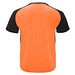 Bugatti T-Shirt Unisex aus recyceltem Material, Fluor Orange / schwarz, L