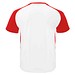 Bugatti T-Shirt Unisex aus recyceltem Material, weiß / rot, 2XL