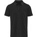 Calgary Poloshirt für Herren im Washed Look, 200 g/m2, schwarz, L