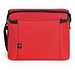CANCUN. Kühltasche aus recyceltem 600D-Polyester mit verstellbarem Gurtband 7 L, Rot