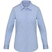 Carnelian 133 g/m² Popeline Bluse, hellblau, L