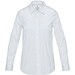 Carnelian 133 g/m² Popeline Bluse, weiss, L