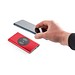 CASSINI. Powerbank 4'000 mAh mit 5W wireless Ladegerät aus Recyceltes Aluminium (100 % rAL), Rot