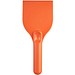Chilly large recycled plastic ice scraper, orange