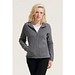 Damen Fleecejacke North, L, Grey Melange