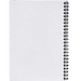 Desk-Mate® A5 Spiralnotizbuch mit bedruckter Rückseite, 80 Seiten, schwarz/weiß