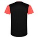 Detroit Sport T-Shirt für Kinder, Fluor Coral / schwarz, 16