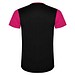 Detroit T-Shirt Unisex aus recyceltem Material, fuchsia / schwarz, M