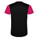 Detroit T-Shirt Unisex aus recyceltem Material, fuchsia / schwarz, S