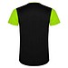 Detroit T-Shirt Unisex aus recyceltem Material, limone / schwarz, S