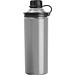 Doppelwandige Edelstahlflasche Monza,silbergrau