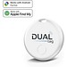 DualTag seek Bluetooth-Tracker , Weiß