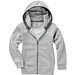 ELEVATE Kinder Kapuzensweatjacke Arora, grau meliert, 104 ELEVATE Kinder Kapuzensweatjacke Arora, grau meliert, 104