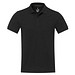 Emerald Polo Unisex aus recyceltem Material, schwarz, XXL