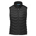 Epidote GRS isolierter Daunen-Bodywarmer für Damen aus recyceltem Material, schwarz, XS
