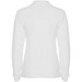 Estrella Langarm Poloshirt für Damen, weiss, S