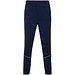 Evans Trainingsanzug Unisex, Navy Blue/gelb, 2XL