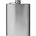 Flachmann aus Edelstahl, 237 ml, grau