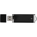 Flat USB-Stick, schwarz, 16GB