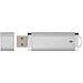 Flat USB-Stick, silber, 16GB