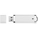 Flat USB-Stick, weiss, 8GB