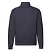 FRUIT OF THE LOOM® Unisex Sweatshirt Zip-Neck, navy, S