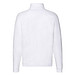 FRUIT OF THE LOOM® Unisex Sweatshirt Zip-Neck, weiß, S