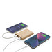 Zertifizierte 5.000mAh Bambus-Powerbank, braun