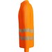 Sicherheits-Langarm-Poloshirt, L, Neon-Orange