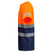 Funktionsshirt Tauri mit kurzen Ärmeln, XXXXL, navy/fluor orange