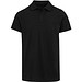 Graphite 180 g/m² Kurzärmeliges Poloshirt Bio Baumwolle (OCS), unisex, schwarz, XS