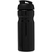 H2O Active® Base 650 ml Sportflasche mit Klappdeckel, schwarz/schwarz