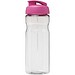H2O Active® Base 650 ml Sportflasche mit Klappdeckel, transparent/rosa