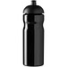H2O Active® Base 650 ml Sportflasche mit Stülpdeckel, schwarz/schwarz