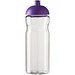 H2O Active® Base 650 ml Sportflasche mit Stülpdeckel, transparent/lila