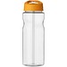 H2O Active® Base Tritan™ 650 ml Sportflasche mit Ausgussdeckel, transparentklar/orange