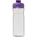 H2O Active® Base Tritan™ 650 ml Sportflasche mit Klappdeckel, transparentklar/lila