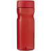 H2O Active® Eco Base 650 ml Sportflasche mit Drehdeckel, rot/ rot