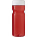 H2O Active® Eco Base 650 ml Sportflasche mit Drehdeckel, rot/ weiß