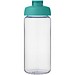H2O Active® Octave Tritan™ 600-ml-Sportflasche mit Klappdeckel, transparentklar/aquablau