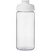 H2O Active® Octave Tritan™ 600-ml-Sportflasche mit Klappdeckel, transparentklar/weiß