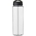 H2O Active® Vibe 850 ml Sportflasche mit Ausgussdeckel, transparent/schwarz