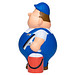 Herr Bert® Anti-Stress-Figuren Fensterputzer Bert®, bunt