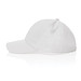 Impact 6 Panel Kappe aus 280gr rCotton mit AWARE Tracer, weiß Impact 6 Panel Kappe aus 280gr rCotton mit AWARE Tracer, weiß