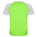 Indianapolis T-Shirt Unisex aus recyceltem Material, Fluor Green / schwarz, 2XL