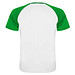 Indianapolis T-Shirt Unisex aus recyceltem Material, weiß / farngrün, 2XL